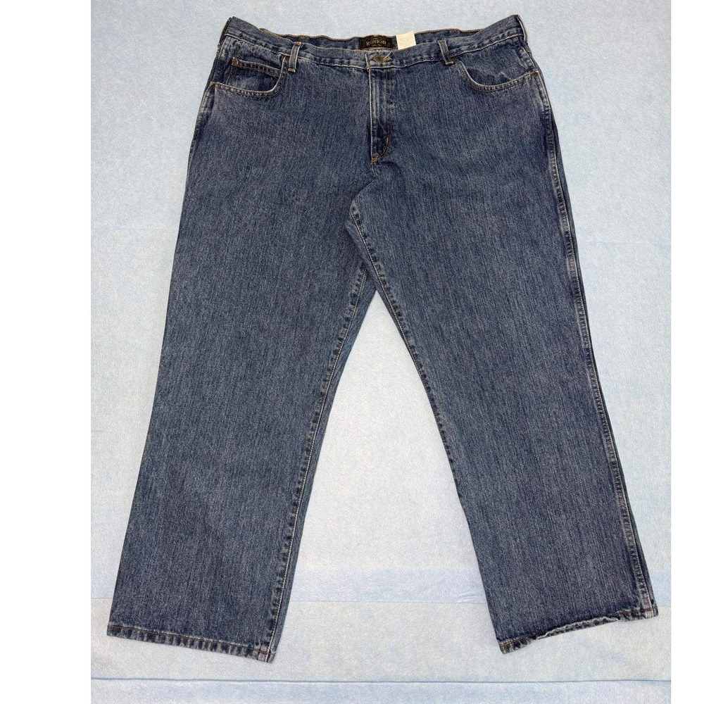 RedHead Mens Relaxed Fit Jeans 42x30 Blue Denim Workwear